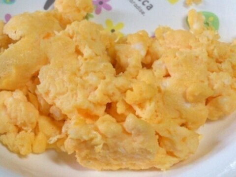 離乳食完了期☆チーズ炒り卵